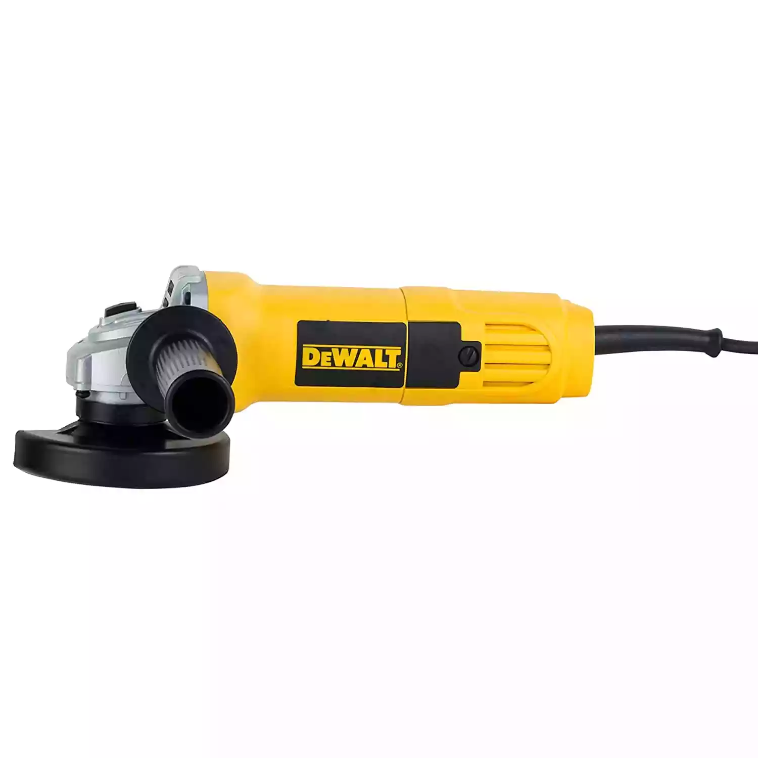 12 DEWALT DW801-IN01 Heavy Duty Small Angle Grinder Engineered For Heavy Duty Applications, 850Watt, 4" (100mm) Disc Diameter, Spindle Lock, 2 Year Warranty (SIDE HANDLE INCLUDED) - Image 1