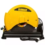 DEWALT D28730 14-inch (355 mm) Heavy Duty Chop Saw With Wheel Included For Ripping Sheet Metals Under 6mm, 2300W, 3800 RPM, Robust Lightweight Aluminium Arm, 2 Year Warranty