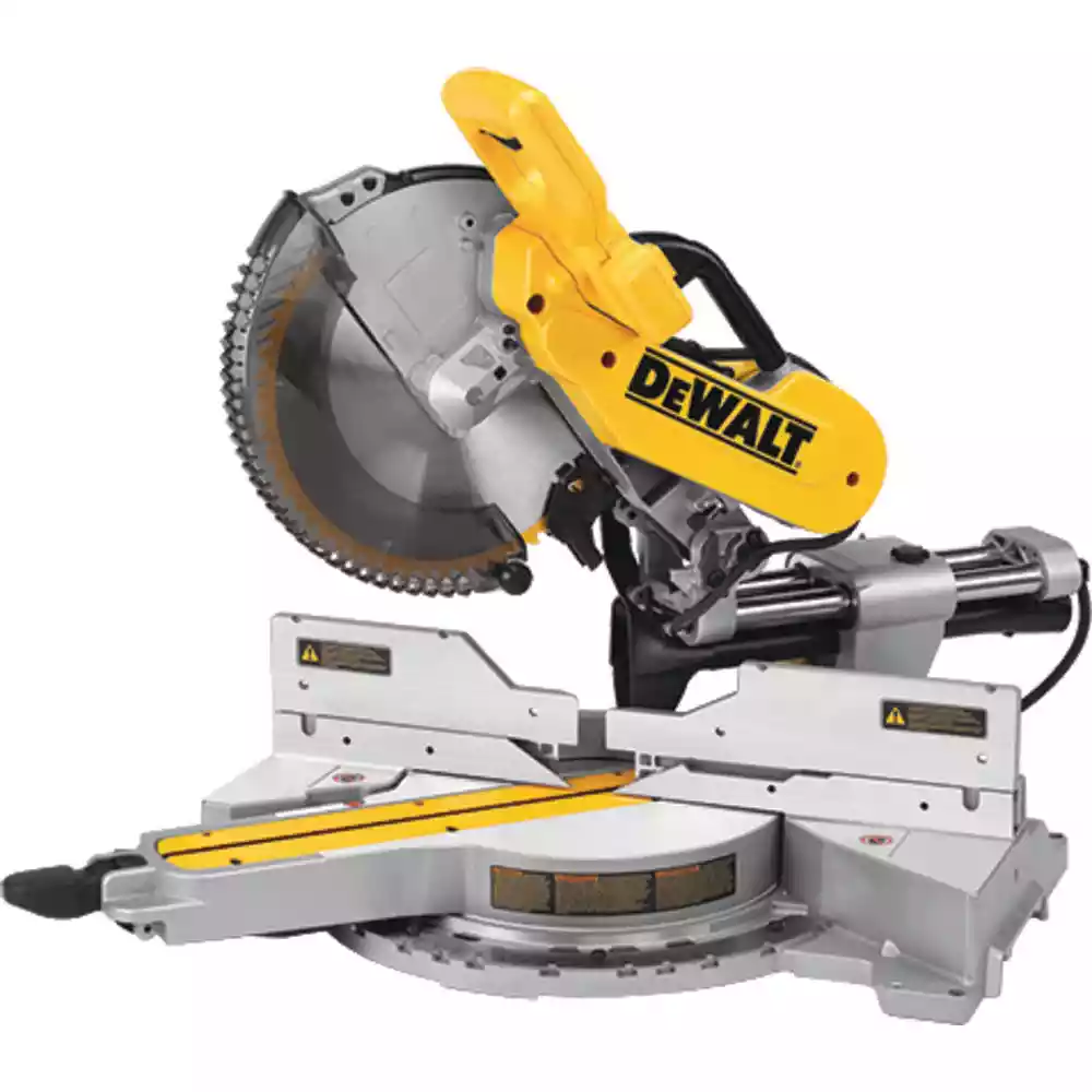 44 Dewalt 305 mm Compound Slide Mitre Saw with Variable Speed DWS780-QS - Image 1
