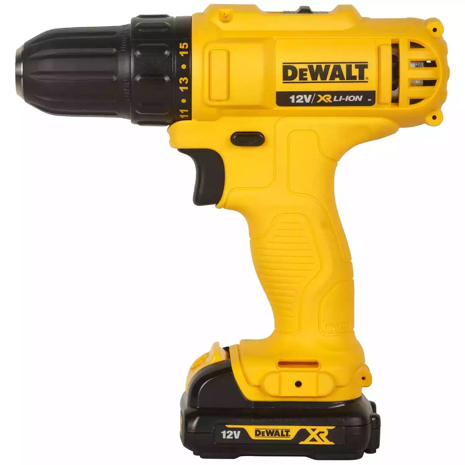 58 DEWALT DCD700D2A 12V, 10mm XR Li ion Cordless Drill Driver with 2x2.0 Ah Batteries + 109 Pieces Accessory Kit - Image 1