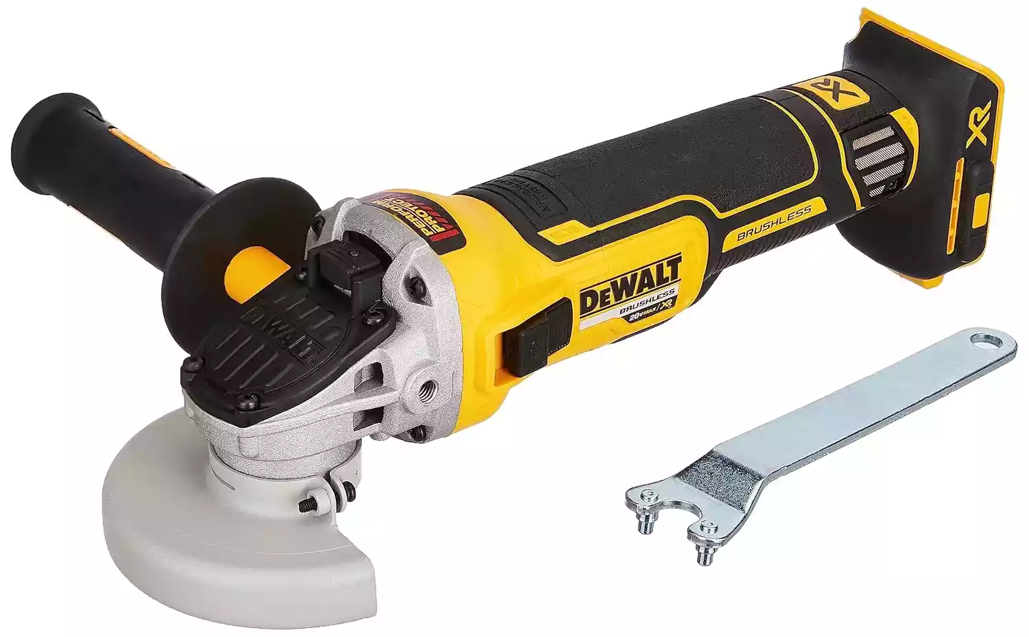 816FaFw2ULL._SL1500_ DEWALT DCG405N-XJ 18V 125mm XR Li-ion Cordless Angle Grinder with Brushless Motor - Perform and Protect Shield (Bare Tool) - Image 1